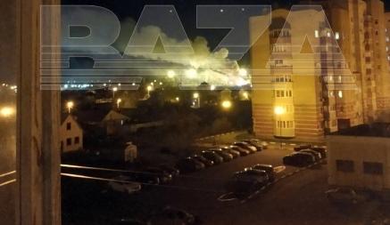 В Белгороде в результате атаки дронов загорелись две электроподстанции — СМИ