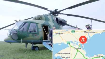 В Киеве назвали украинскую деревню, куда летал Путин на вертолете