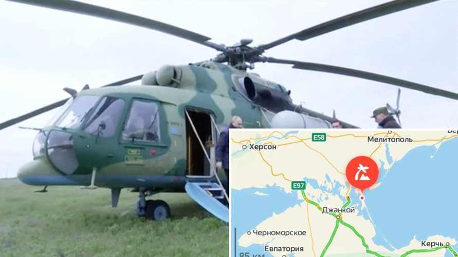 В Киеве назвали украинскую деревню, куда летал Путин на вертолете