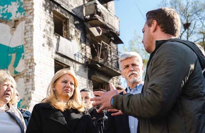 Президенты Чехии и Словакии приехали в Киев