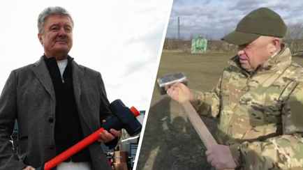 Потроллил Пригожина? Экс-президент Украины Порошенко похвалился своей кувалдой