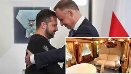 Зеленский приехал в Польшу на «железнодорожном лимузине». Что внутри?