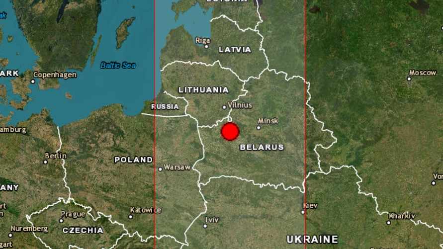 В Беларуси произошло землетрясение с магнитудой 4,2 единицы