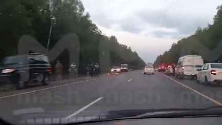 В России под Калугой взорвался беспилотник