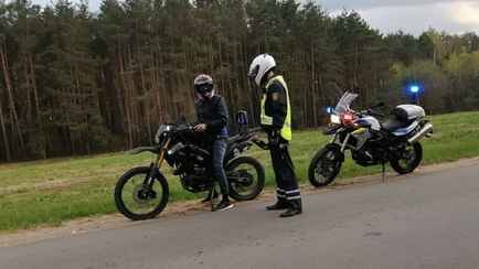 В Гродно в рейдах ГАИ задействовали все служебные мотоциклы. За кем гоняются?