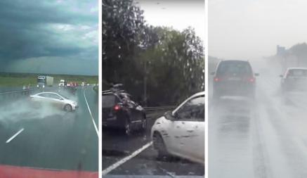 Каждый белорус может потерять контроль над авто во время дождя. Как избежать аквапланирования?