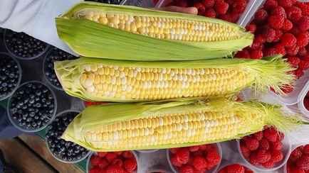 На минских рынках появилась первая кукуруза. Почем?