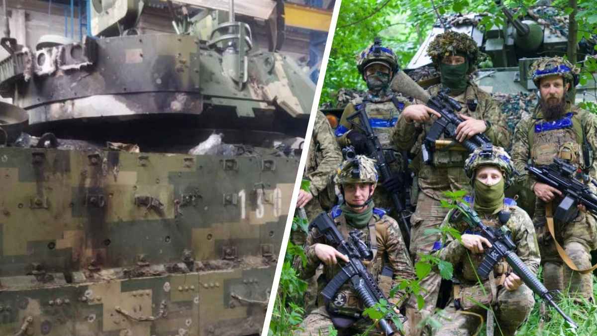 В Украине показали, что стало с БМП «Брэдли» после прямого попадания российского «Града»