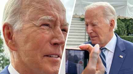 На лице Байдена заметили странные знаки. Как объяснили?
