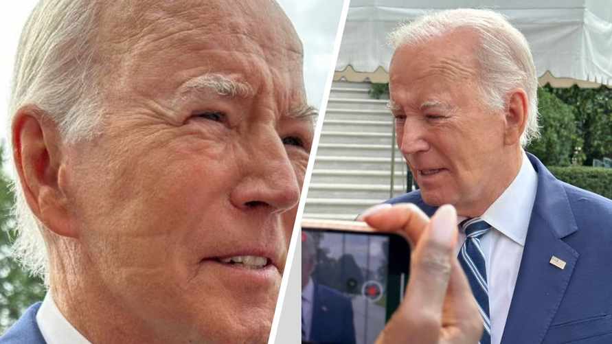 На лице Байдена заметили странные знаки. Как объяснили?