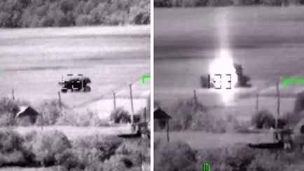 «Будем уничтожать всё, что имеет загнутое дуло» — В сети оценили кадры Минобороны РФ с «уничтожением» танков Leopard