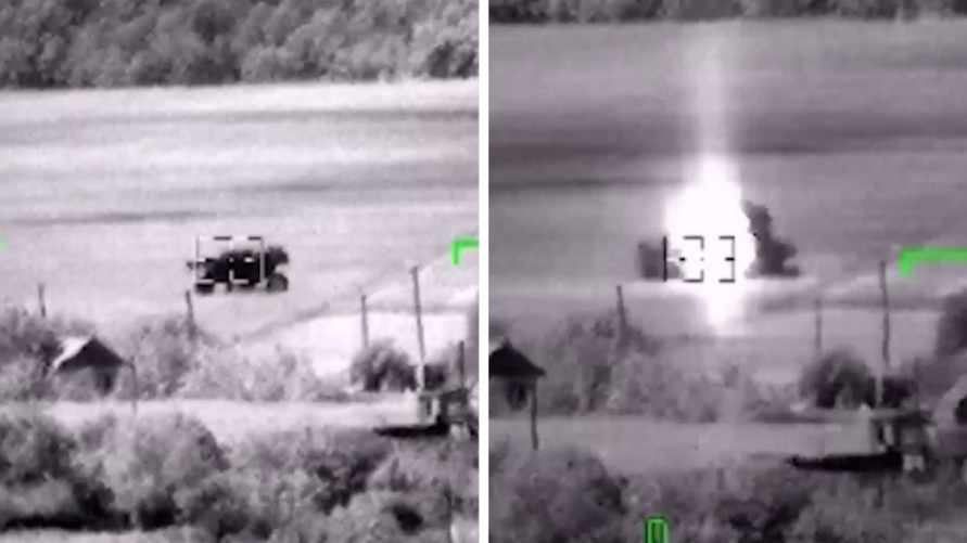 «Будем уничтожать всё, что имеет загнутое дуло» - В сети оценили кадры Минобороны РФ с "уничтожением" танков Leopard