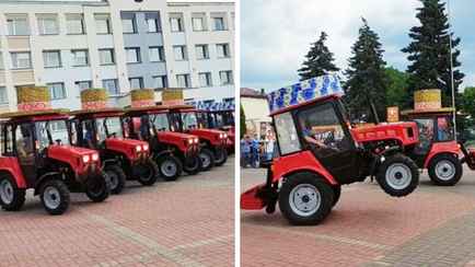 «Токийский дрифт отдыхает» — В TikTok завирусилось видео с танцующими тракторами в Сморгони