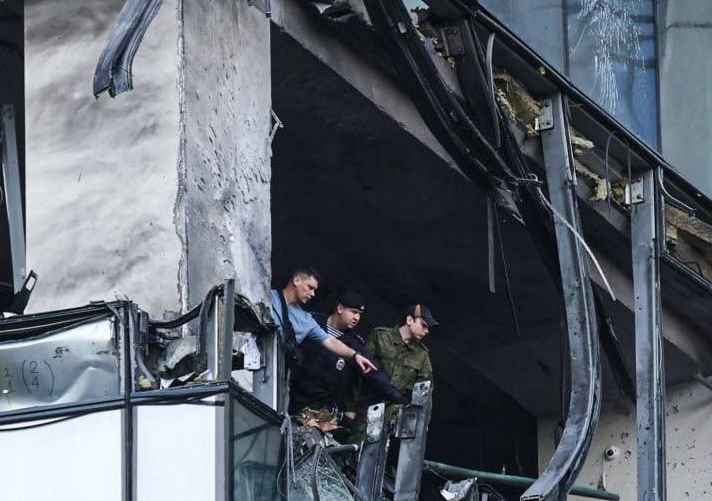 "Незначительные повреждения" фасада высотки в Москва-Сити