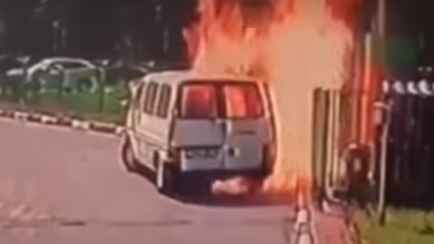 Под Могилевом загорелась заправка, есть пострадавшие