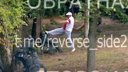 Под Могилевом зритель напал на переодетого в «фашиста» актера во время реконструкции боя