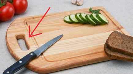 Зачем в разделочной доске нужно отверстие? Оказывается, это не просто ручка
