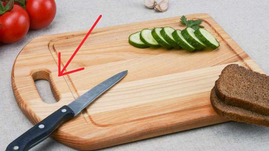 Зачем в разделочной доске нужно отверстие? Оказывается, это не просто ручка