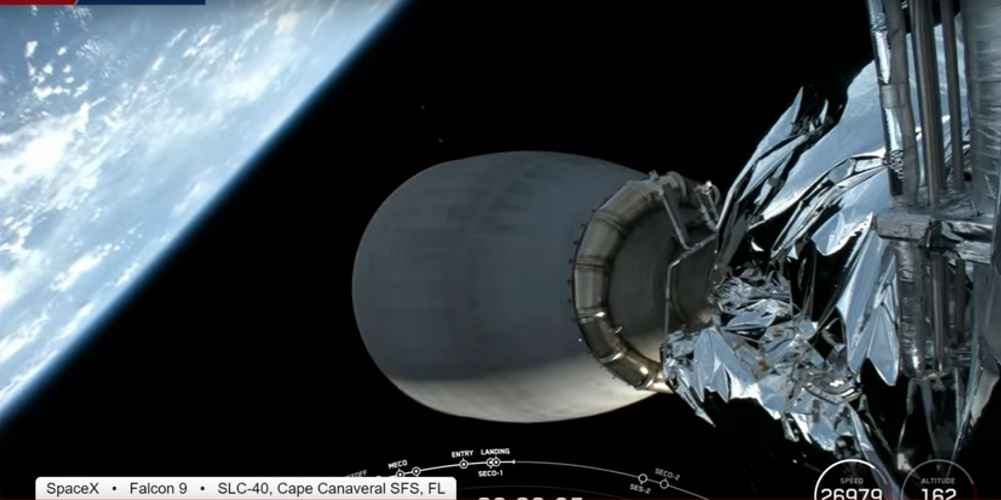 Фото - скриншот видео запуска "Евклида"