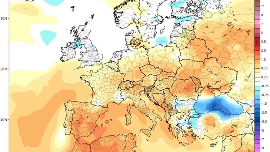 Прогноз средних температур для Беларуси на июль 2023 года