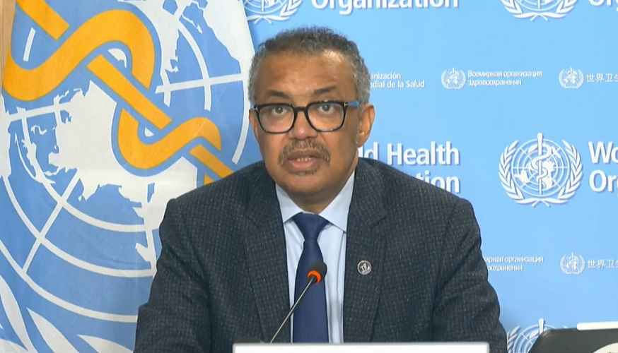 Фото: скриншот видео брифинга ВОЗ