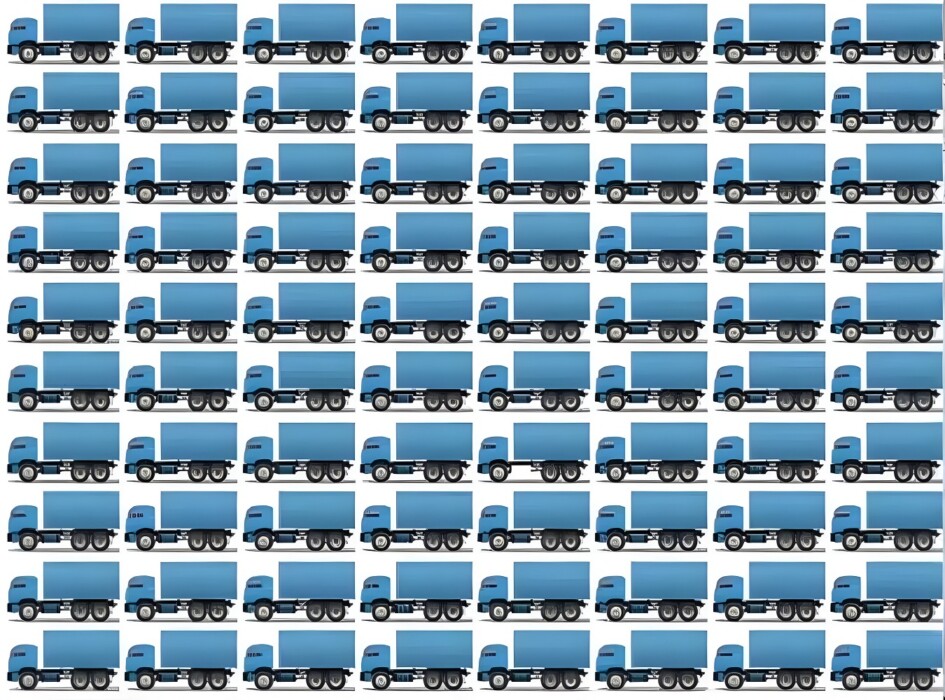«Лишь 1 человек из 20 может сделать это» — Найдите на картинке необычный грузовик за 40 секунд