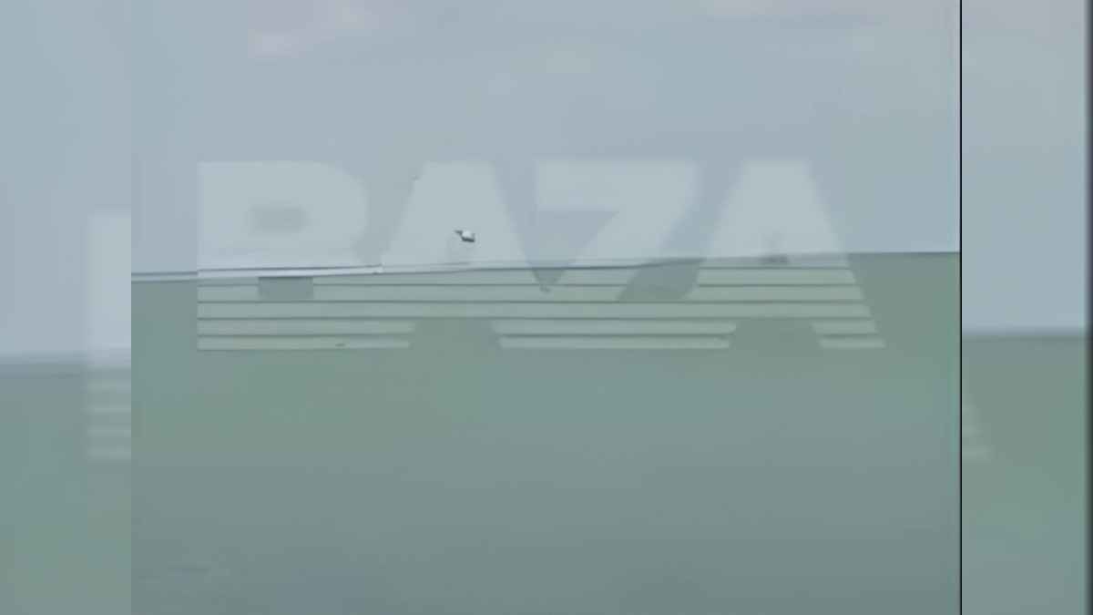 «Так и должно быть?» - Очевидцы опубликовали видео падения Су-25 на пляже в России