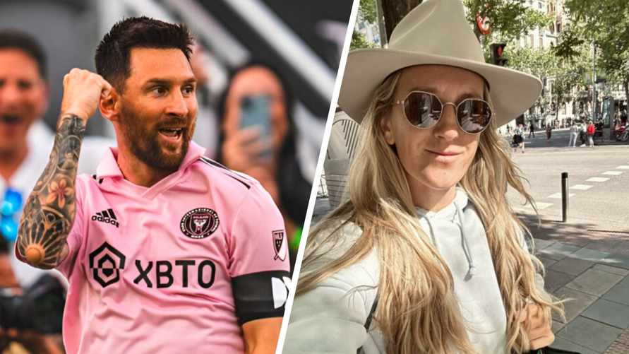 Азаренко сделала селфи с Месси. Только он об этом не знал?