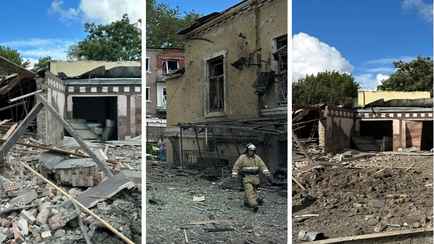 «Либо прилетело, либо что-то непонятное» — В центре российского Таганрога произошел мощный взрыв