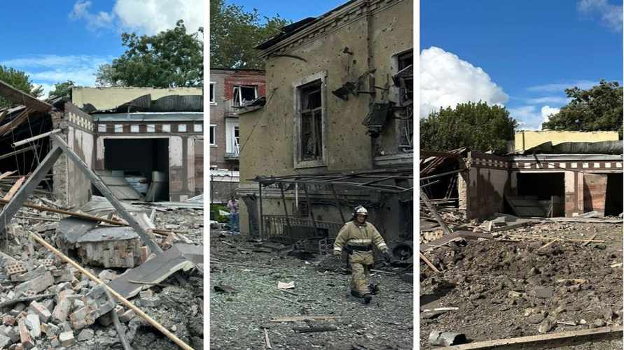 "Либо прилетело, либо что-то непонятное" - В центре российского Таганрога произошел мощный взрыв