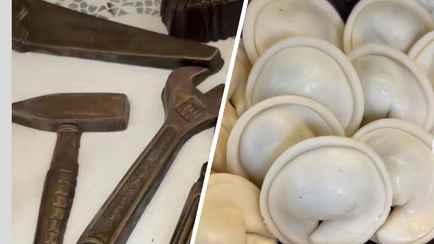 В Беларуси начали делать строительные инструменты и пельмени из… шоколада. Сколько стоят?