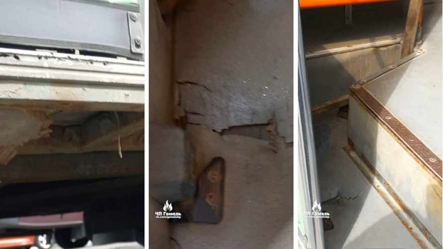 В Гомеле женщина провалилась сквозь пол автобуса