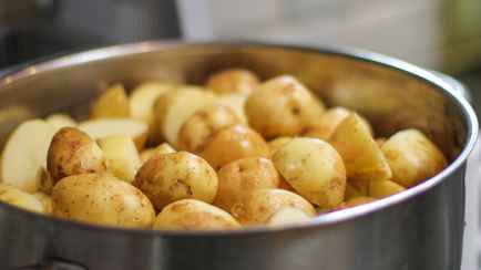 «Мы так в Беларуси дождь вызываем» — В TikTok показали, как почистить кастрюлю молодой картошки за 15 секунд