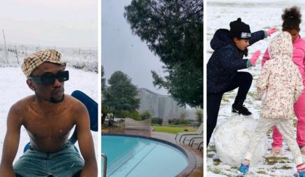 «На тебе слишком много одежды» — В Южной Африке впервые за 10 лет выпал снег. Вот как отреагировали жители