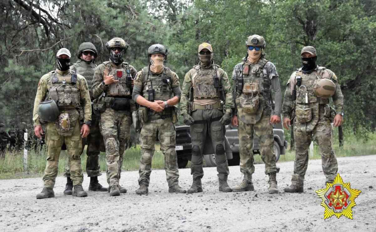 "Вагнеровцы" в Беларуси / фото Минобороны Беларуси