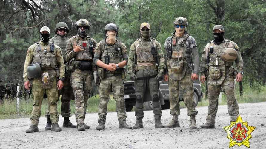 "Вагнеровцы" в Беларуси / фото Минобороны Беларуси