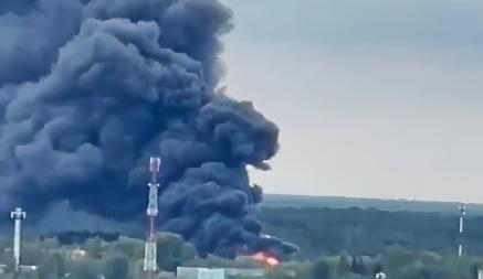 Под Москвой вспыхнул масштабный пожар
