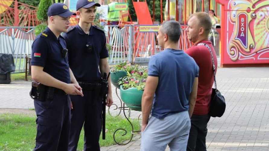 Иллюстрированное фото Партизанского РУВД