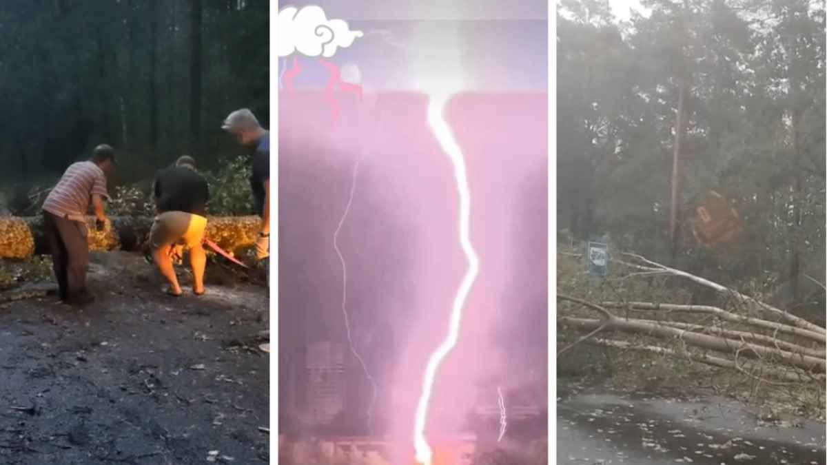 «Всю Беларусь накрыло» - После шквала ливней и града без света остались 909 деревень и городов