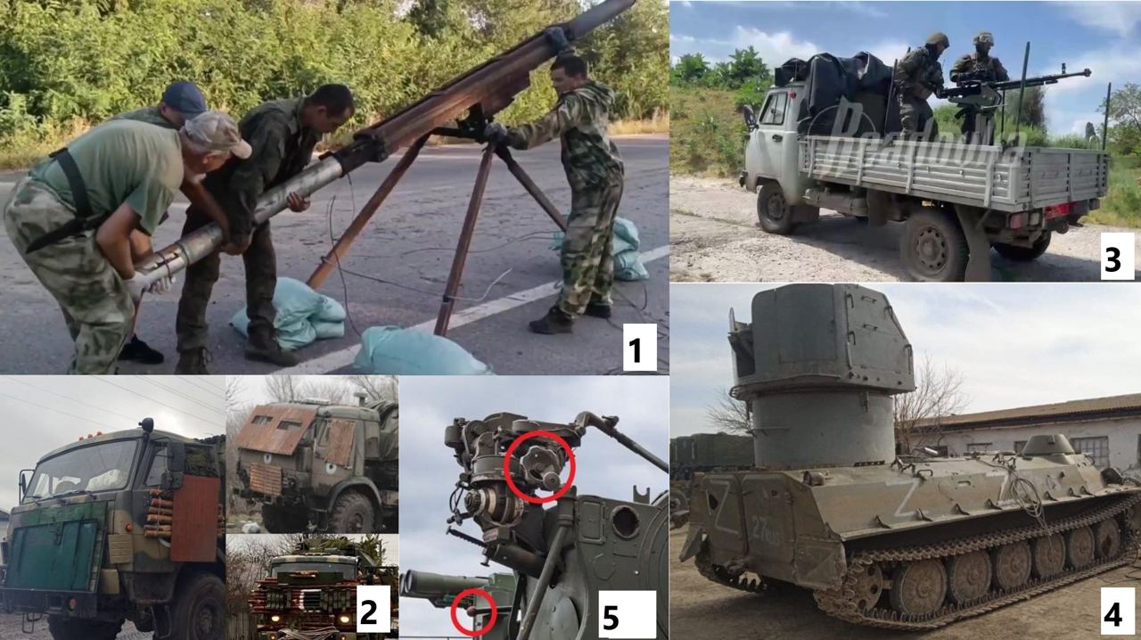 Тачанки против дронов, ракетные установки из труб. В Сети показали "изобретения" российских военных в Украине