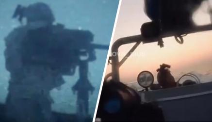 Появилось видео высадки ВСУ в Крыму
