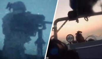 Появилось видео высадки ВСУ в Крыму