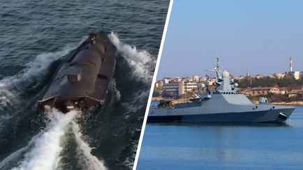 Украинские морские дроны атаковали два российских корабля в Черном море — Минобороны РФ