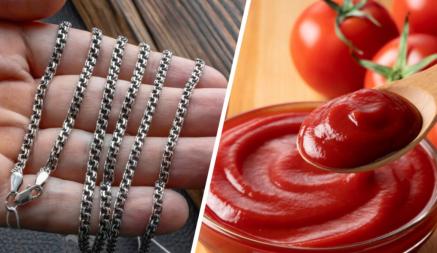 Зачем окунать серебряные украшения в кетчуп? Эффект заметите через 5 минут