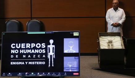 В Конгрессе Мексики показали мумии «инопланетян»