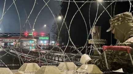 Колючая проволока и бетонные блоки – Латвийские пограничники показали, как перекрыли КПП «Силене-Урбаны»