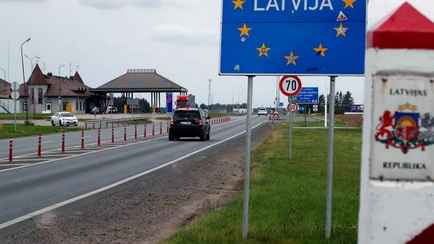 ГТК: Латвия установила ограждения у КПП «Силене» на границе с Беларусью
