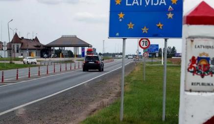 ГТК: Латвия установила ограждения у КПП «Силене» на границе с Беларусью
