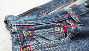 Почему на джинсах много металлических пуговичек? Оказывается, не только для красоты