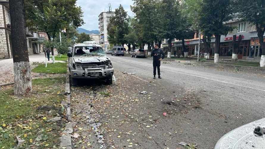 Фото: Степанакерт после обстрела / Акоп Ипджян